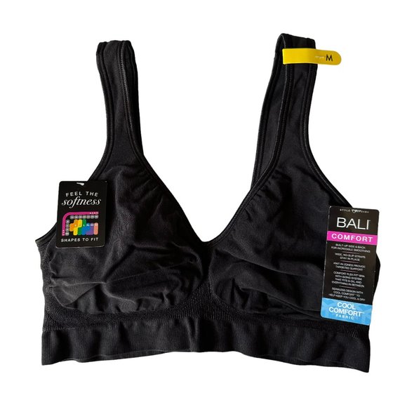 🆕 Bali Comfort Revolution ComfortFlex Fit Seamless 2-Ply Wireless Bra - Picture 1 of 6